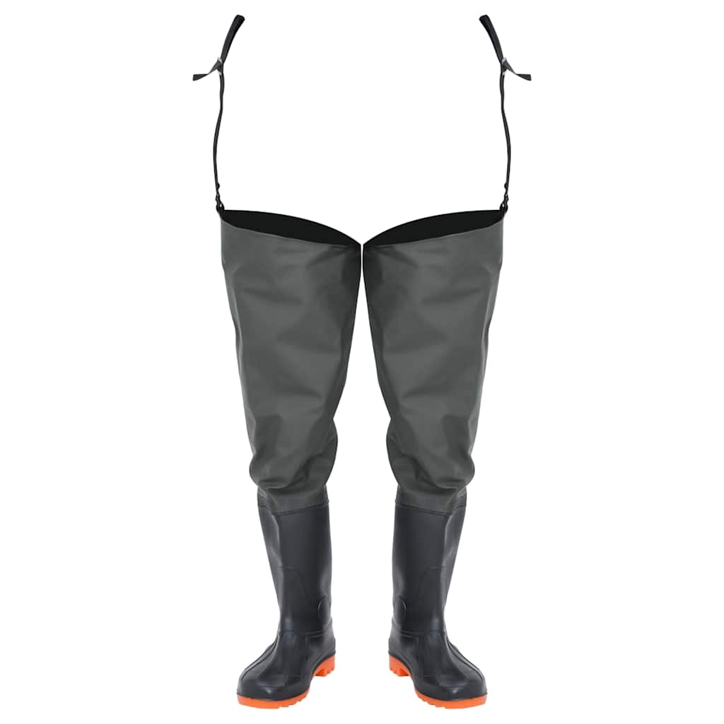 VidaXL bottes de pêche taille 46 vert foncé