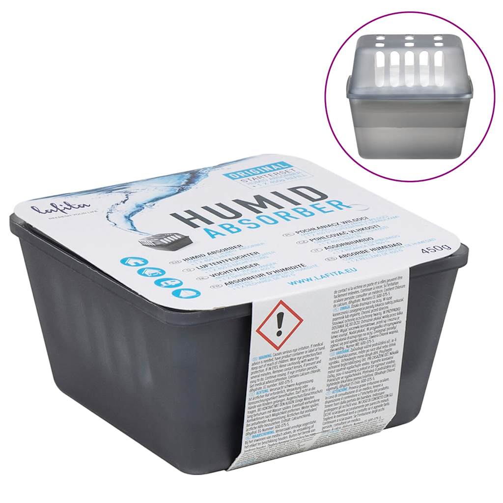 Déshumidificateurs Vidaxl avec sachets de recharge 4 pcs 450 g