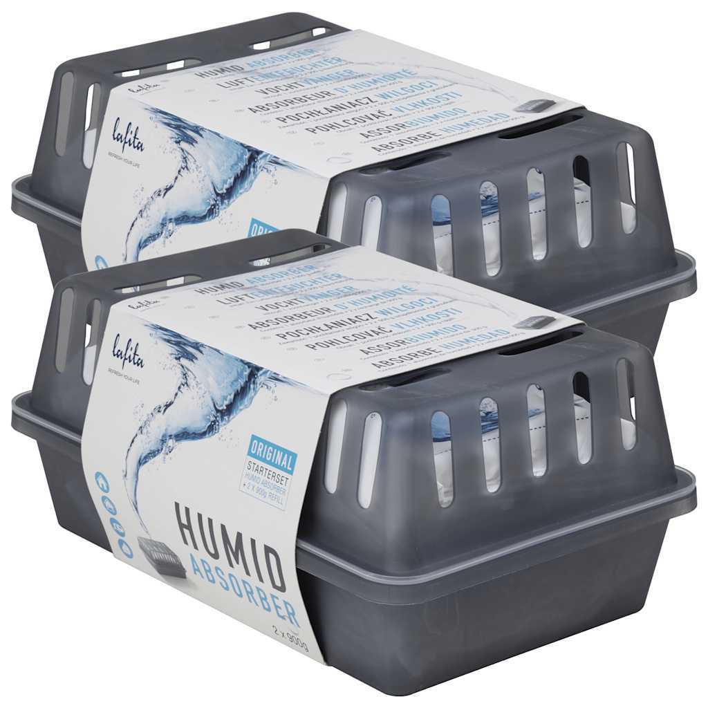 Déshumidificateurs Vidaxl avec sachets de recharge 2 pcs 900 g