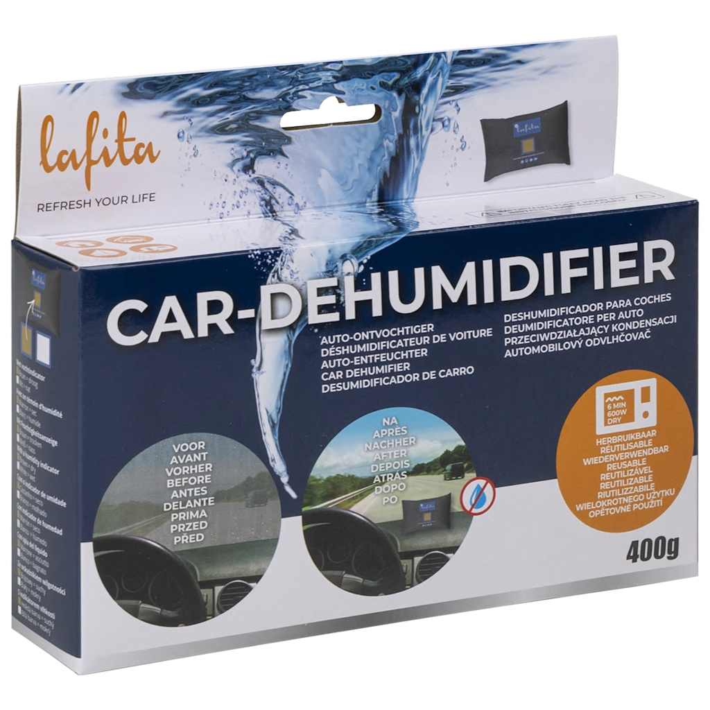 Vidaxl déshumidificateurs pour la voiture réutilisable 2 pcs 400 g