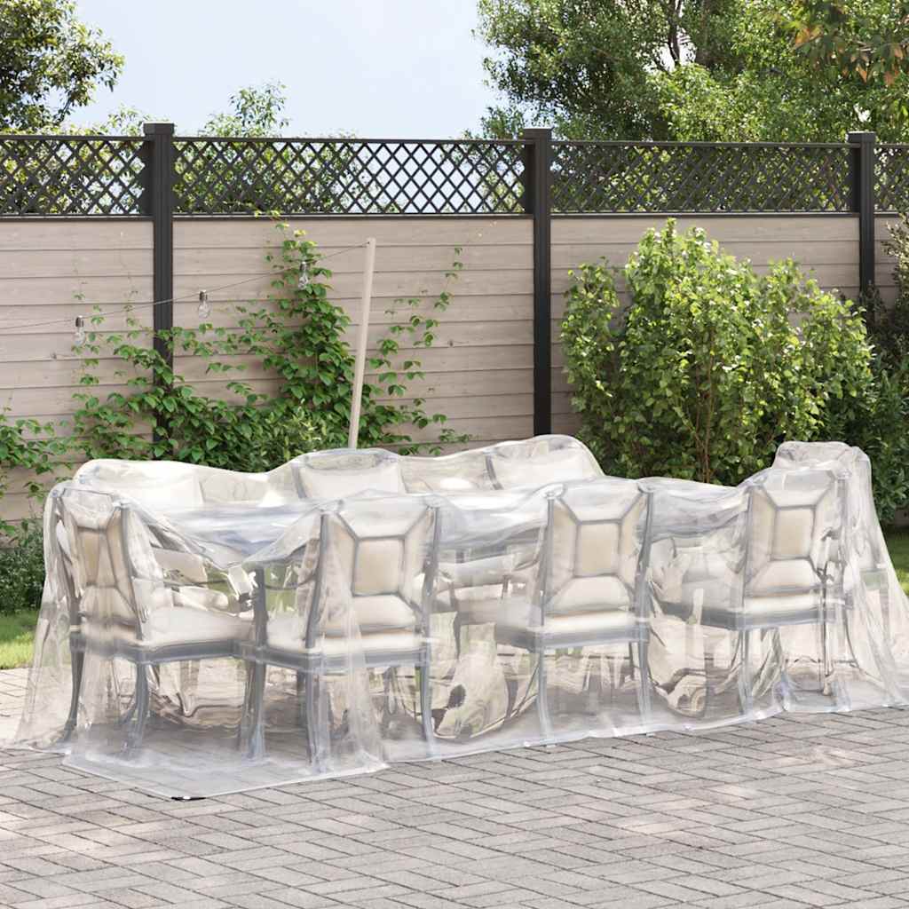 Vidaxx bâche transparente avec œillets 2x5 m polyéthylène