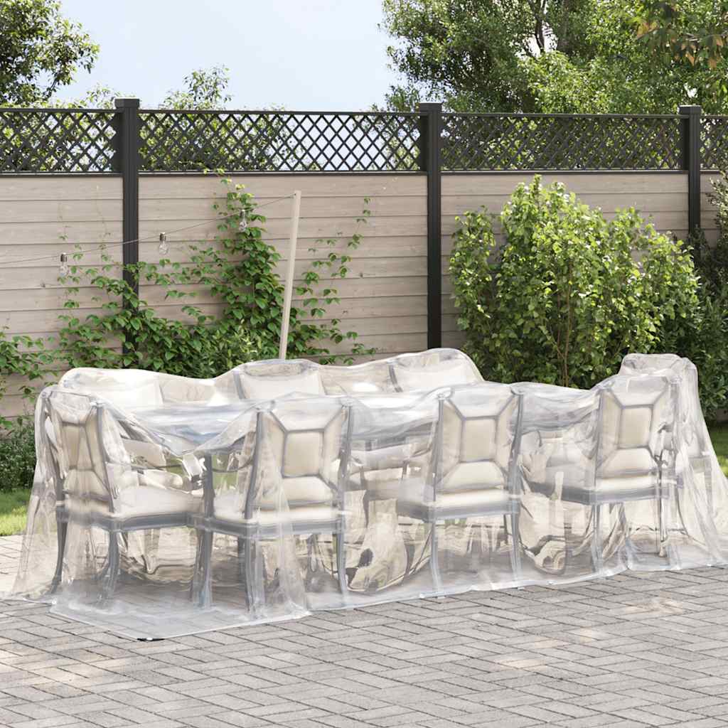 Vidaxx bâche transparente avec œillets 2x6 m polyéthylène
