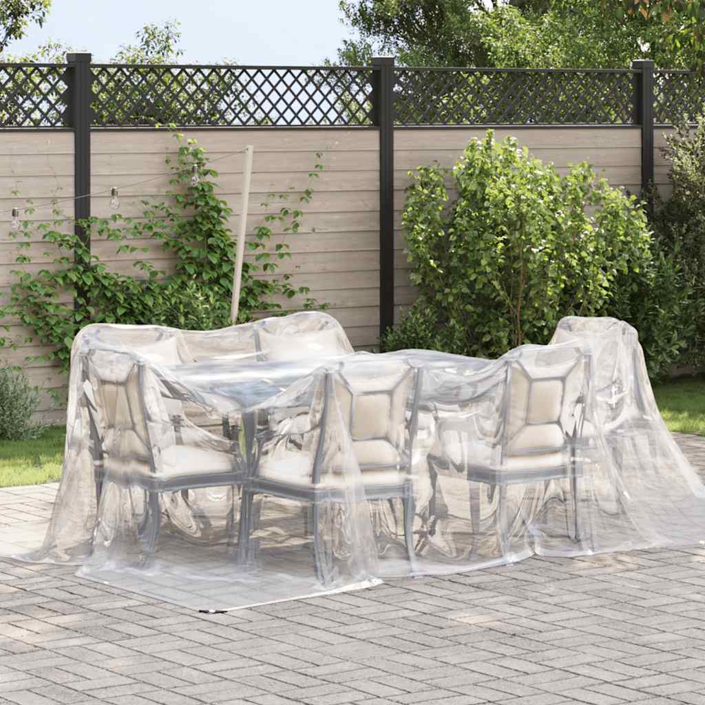 Vidaxx bâche transparente avec yeux 3x4 m polyéthylène