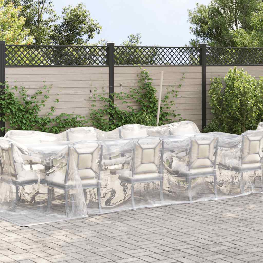 Vidaxx bâche transparente avec œillets 3x10 m polyéthylène