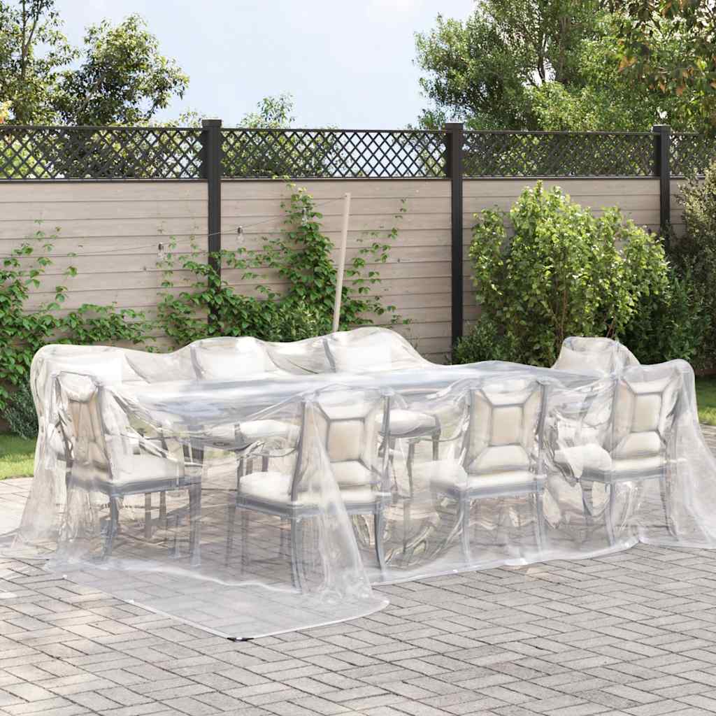 Vidaxx bâche transparente avec œillets 4x5 m polyéthylène