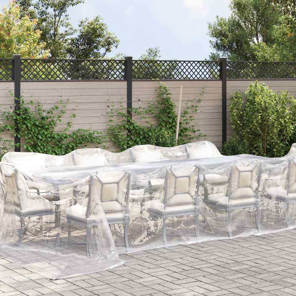 Vidaxx bâche transparente avec œillets 4x12 m polyéthylène