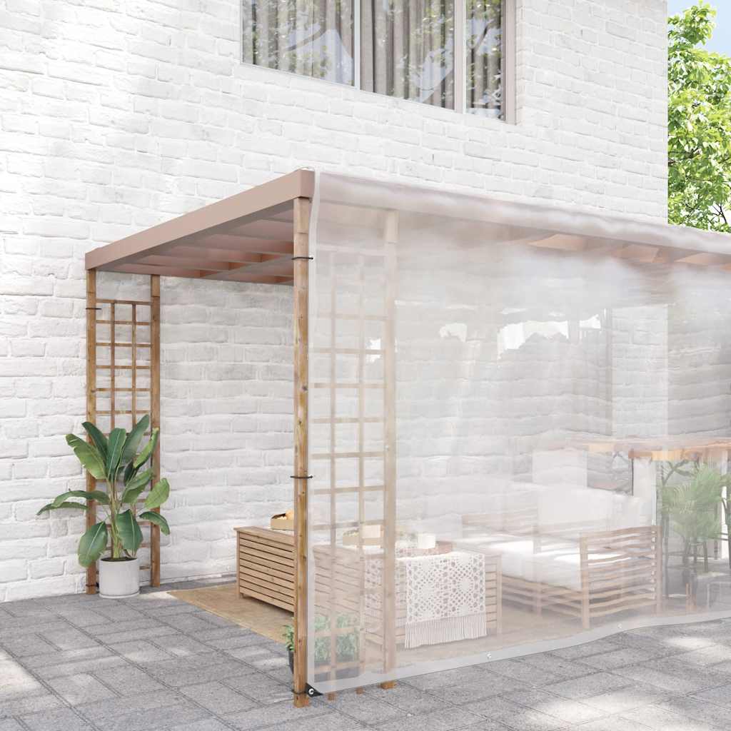Vidaxx bâche transparente avec œillets 8x10 m polyéthylène