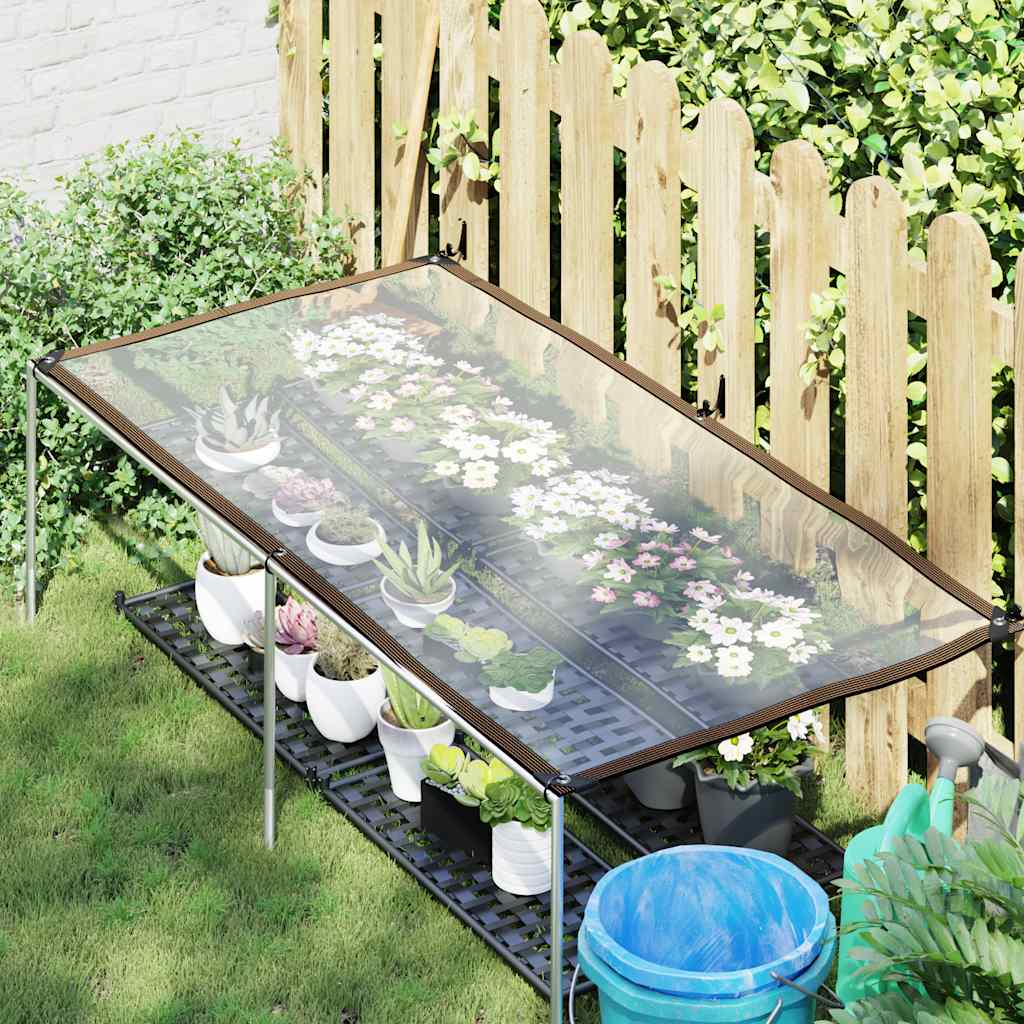 Vidaxx bâche transparente avec œillets 1x2 m polyéthylène