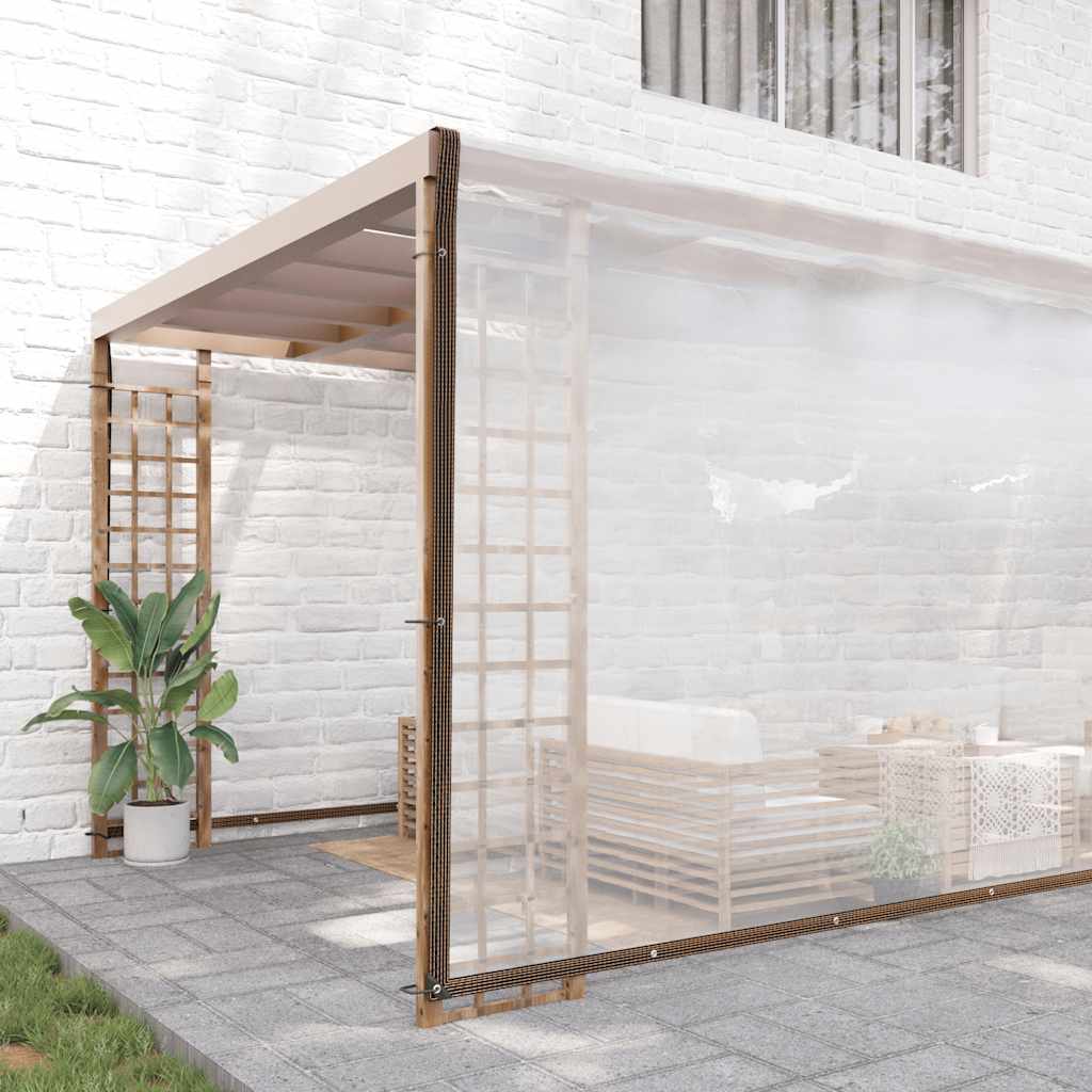Vidaxx bâche transparente avec œillets 8x12 m polyéthylène