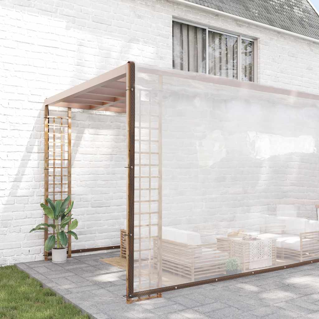 Vidaxx bâche transparente avec œillets 10x12 m polyéthylène