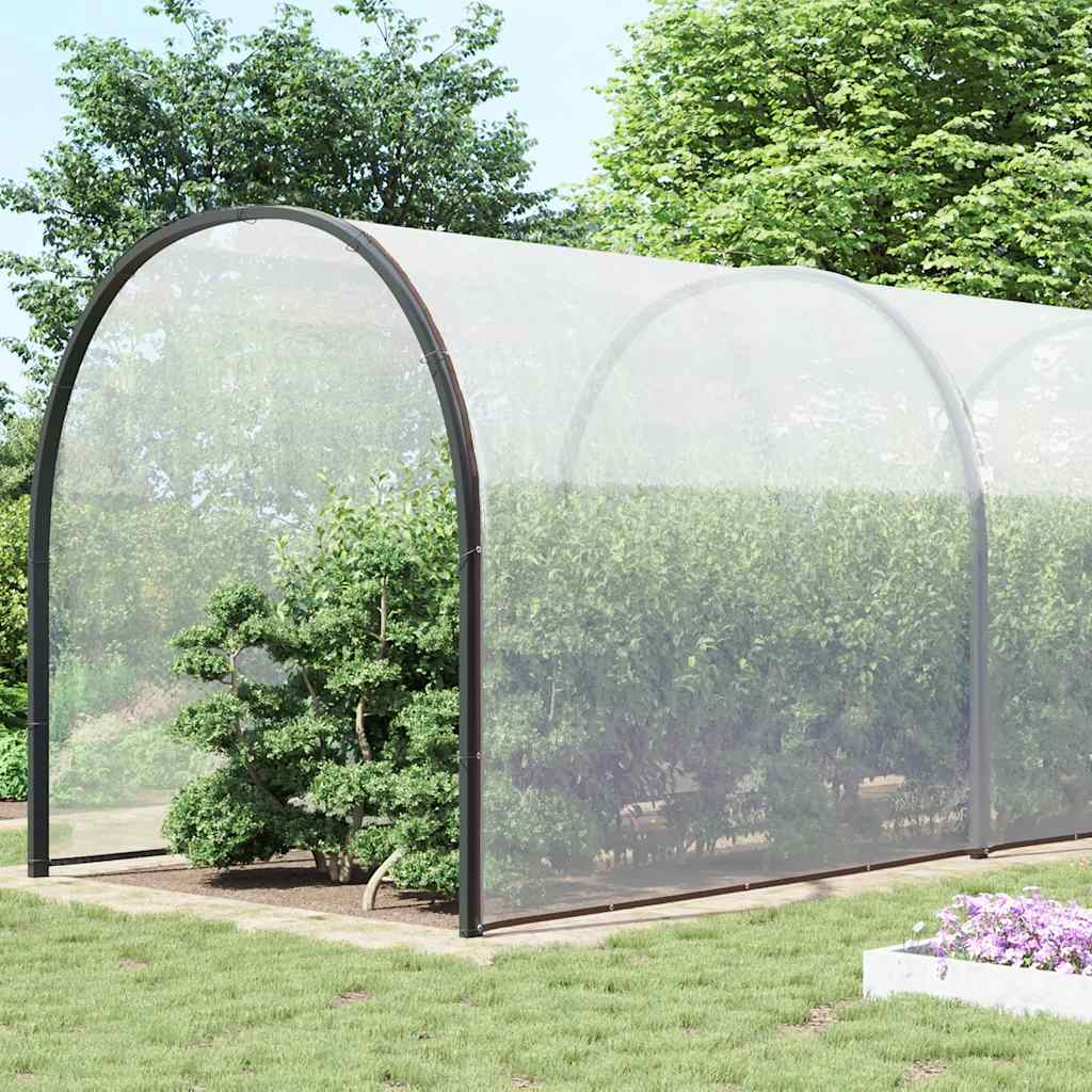 VidaXL bâche transparente avec œillets 12x12 m polyéthylène