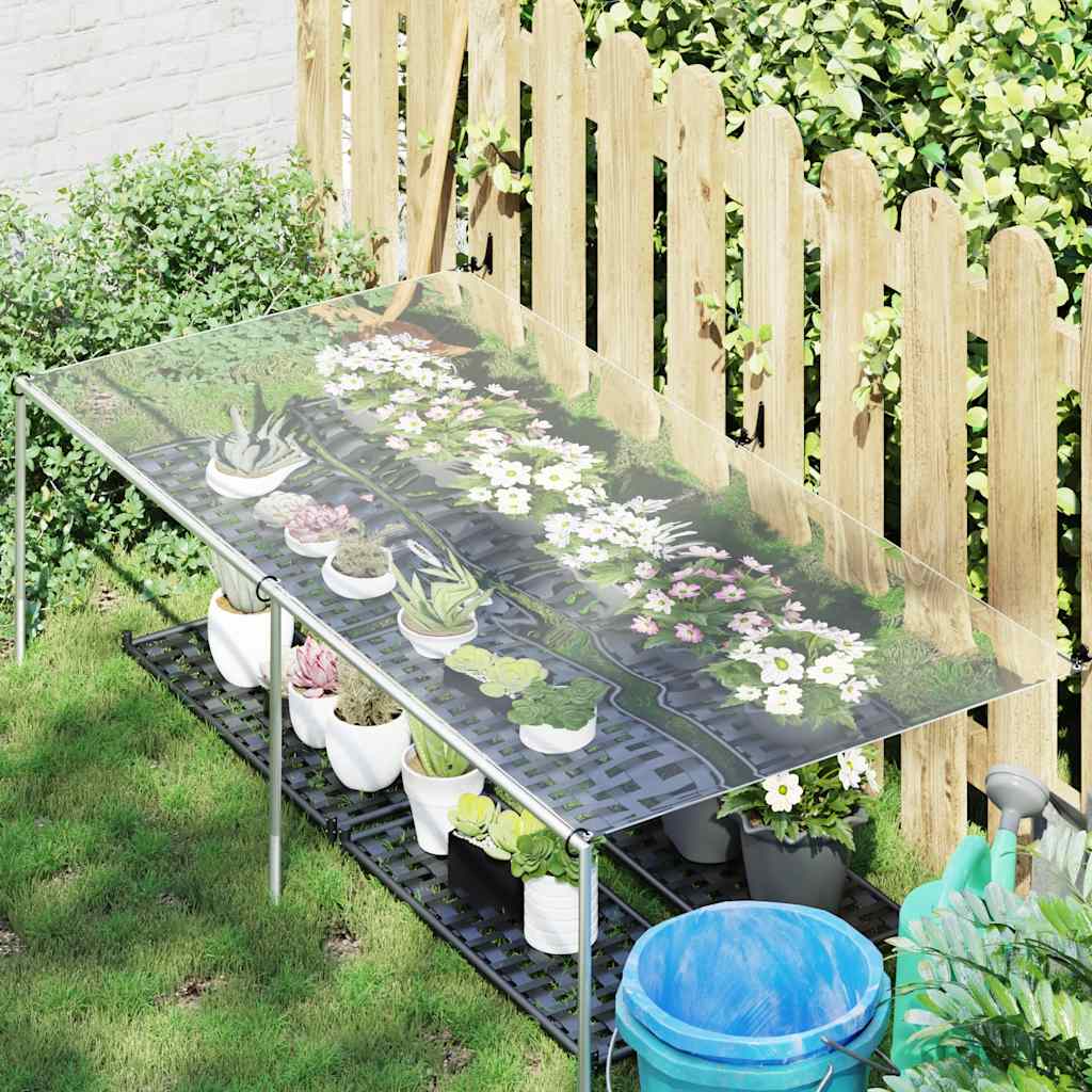 VidaXL bâche transparente avec œillets 1x2 m PVC