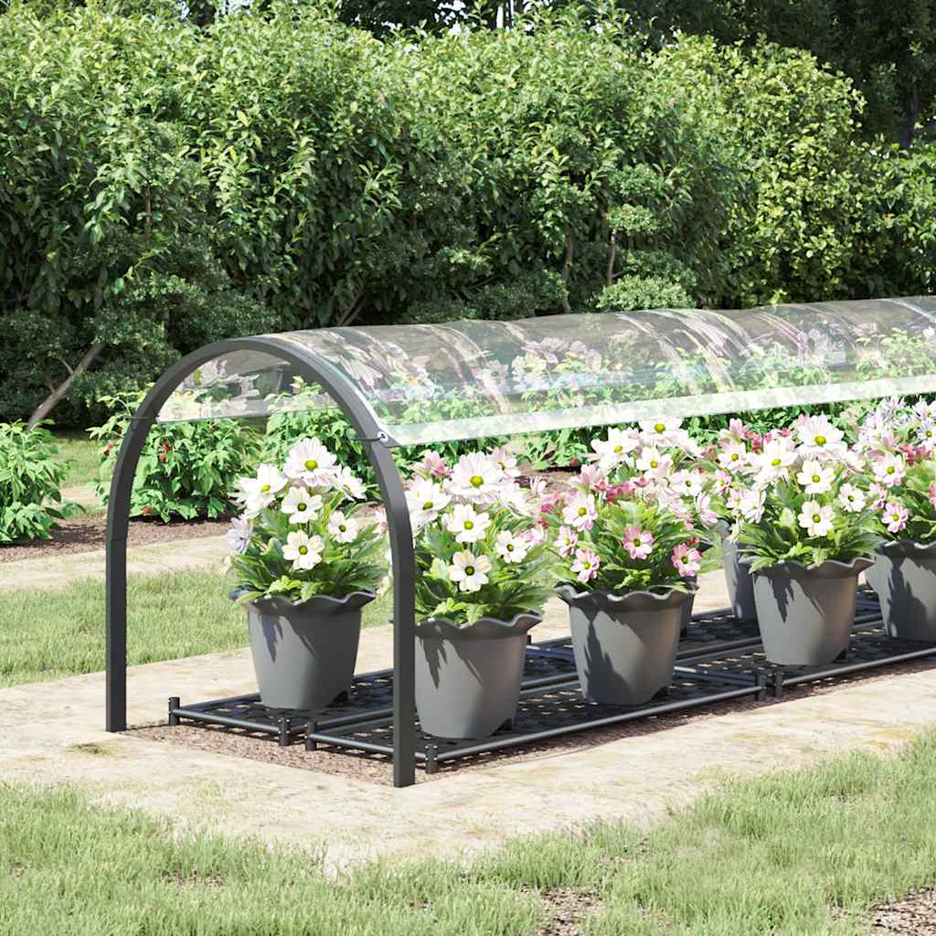 Vidaxx bâche transparente avec œillets 1x4 m PVC