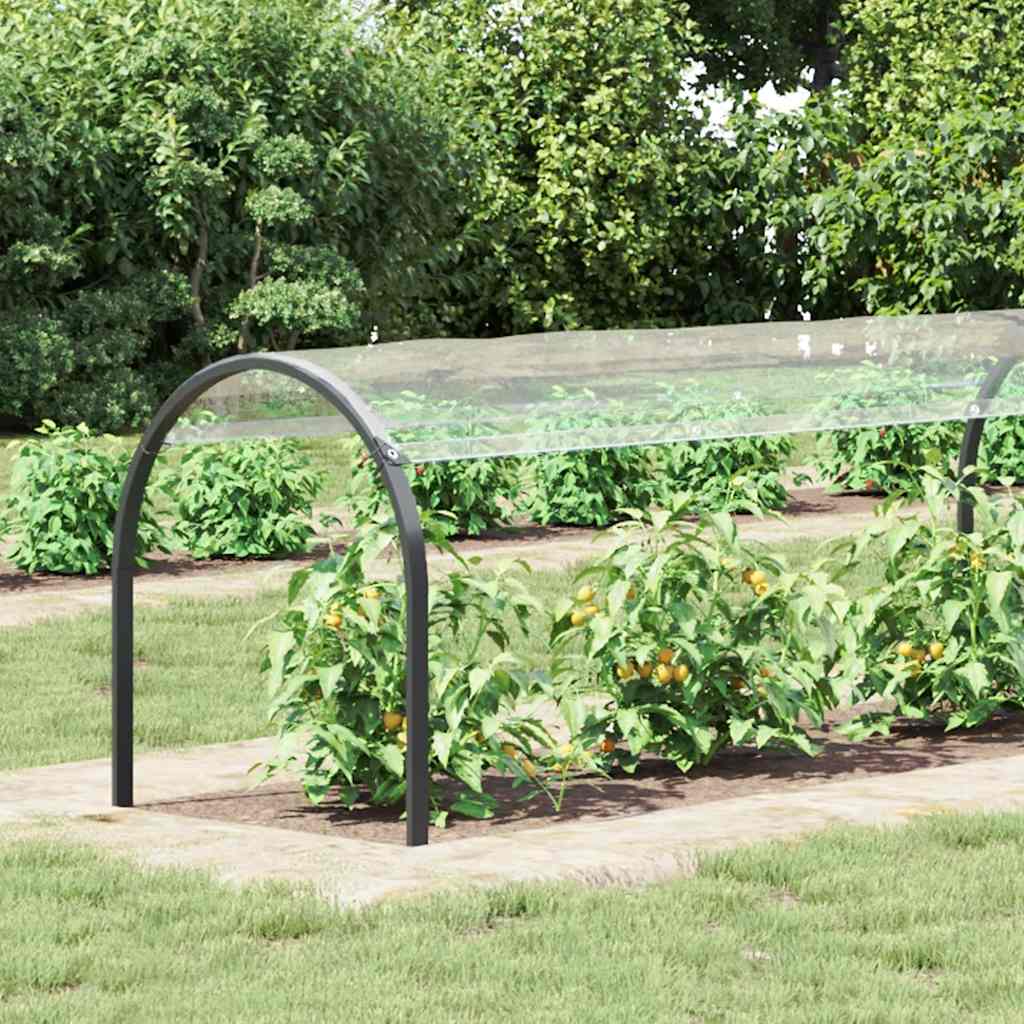VidaXL bâche transparente avec œillets 1x8 m PVC
