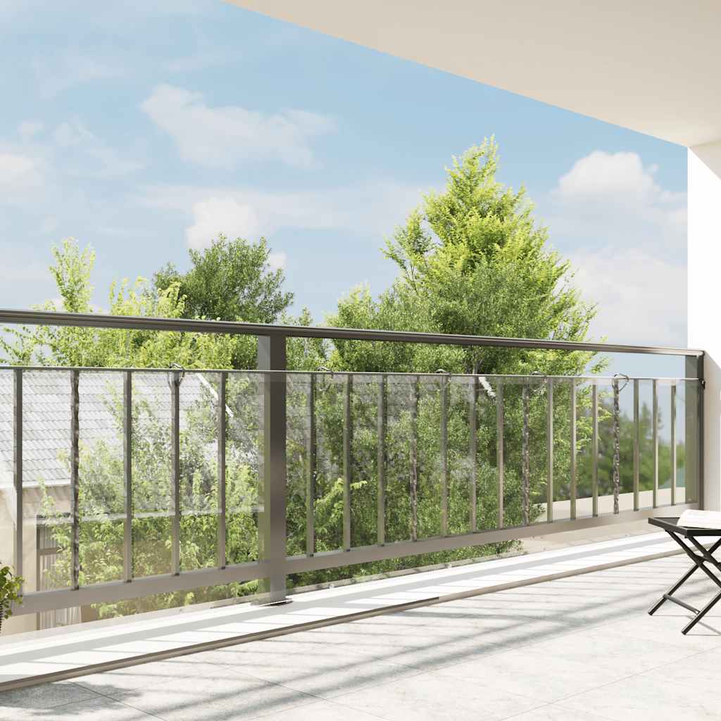 Vidaxx bâche transparente avec œillets 1x10 m PVC