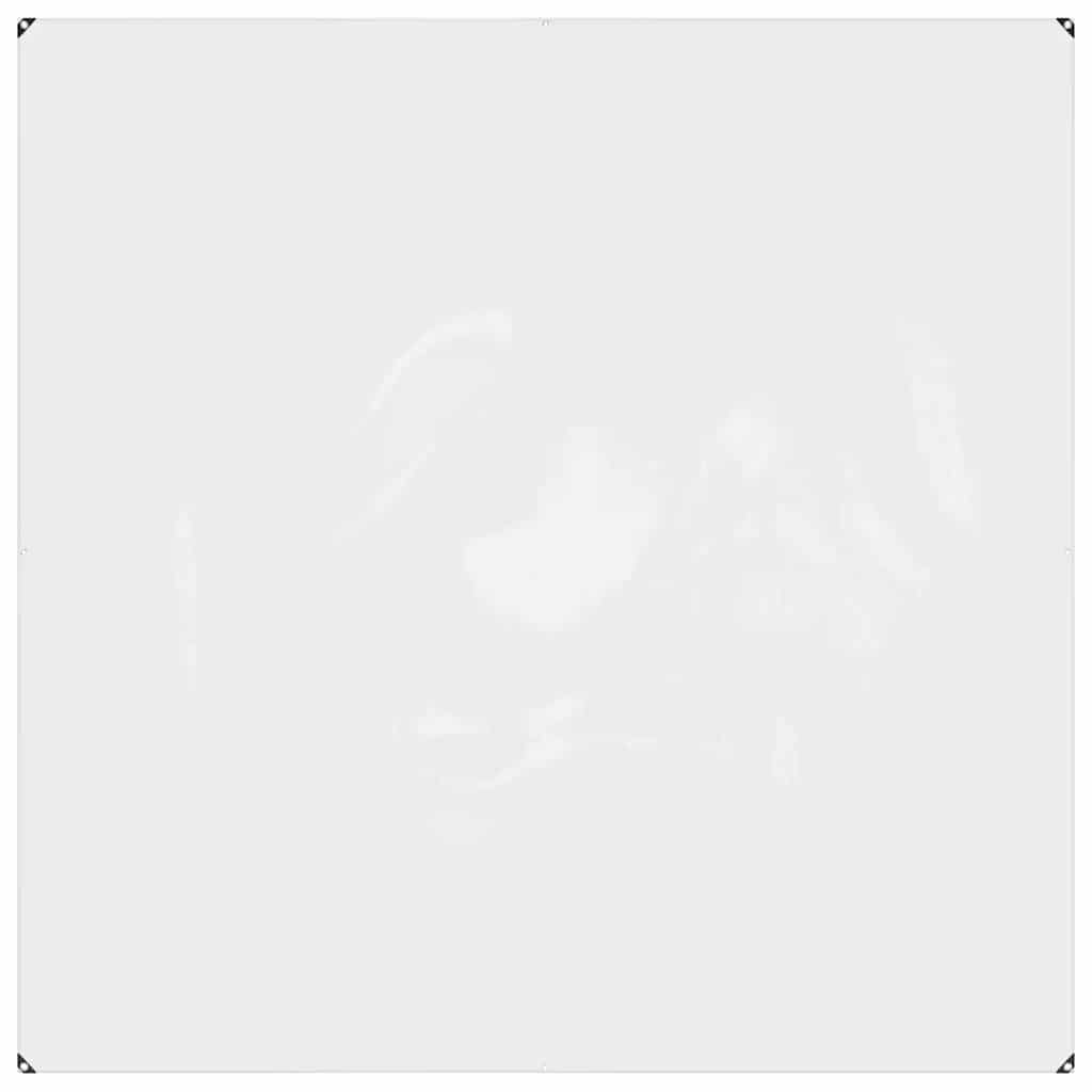 VidaXL bâche transparente avec œillets 2x2 m PVC
