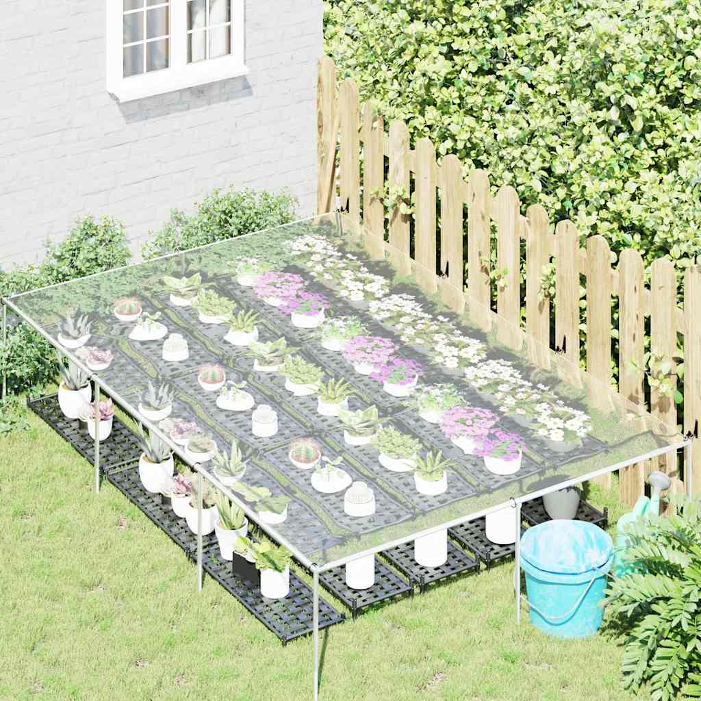 VidaXL bâche transparente avec œillets 2x3 m PVC