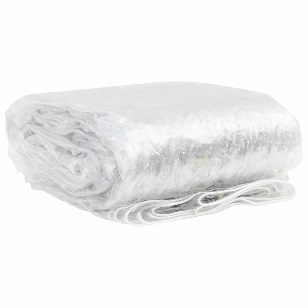 Vidaxx bâche transparente avec œillets 4x12 m PVC