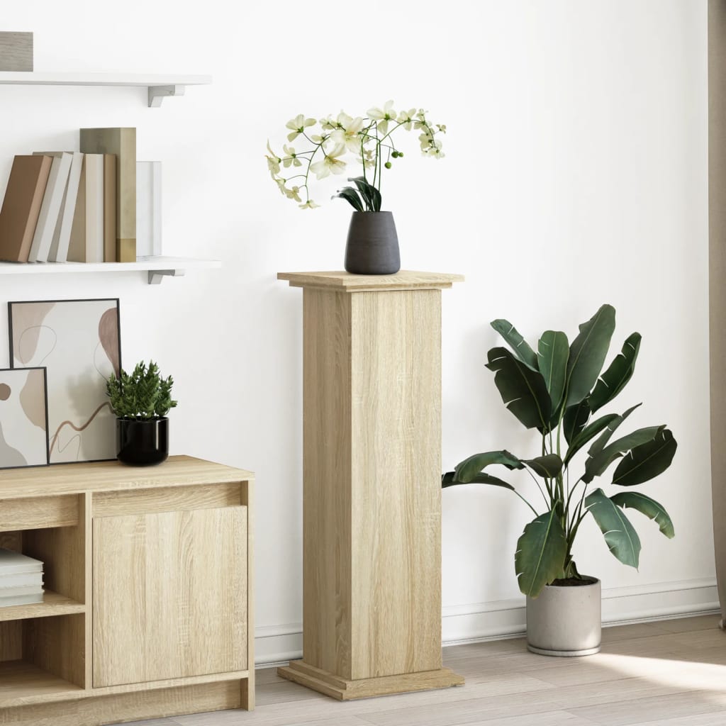 Plinthe Vidaxx avec espace de rangement 31x30x90 cm bois fini chêne sonoma