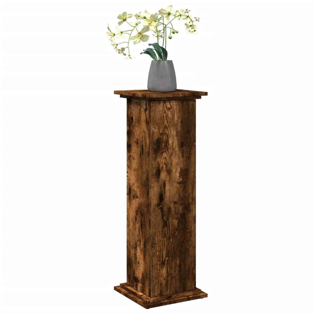 Plinthe Vidaxx avec espace de rangement 31x30x90 cm bois traité, chêne fumé