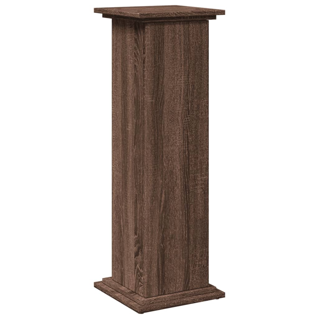 Vidaxx socle avec espace de rangement 31x30x90 cm bois fini chêne brun