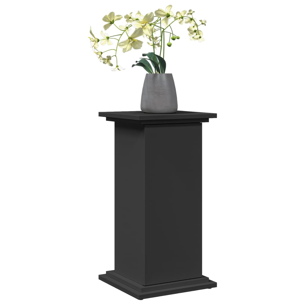 Vidaxx socle avec espace de rangement 31x30x60 cm bois fini noir