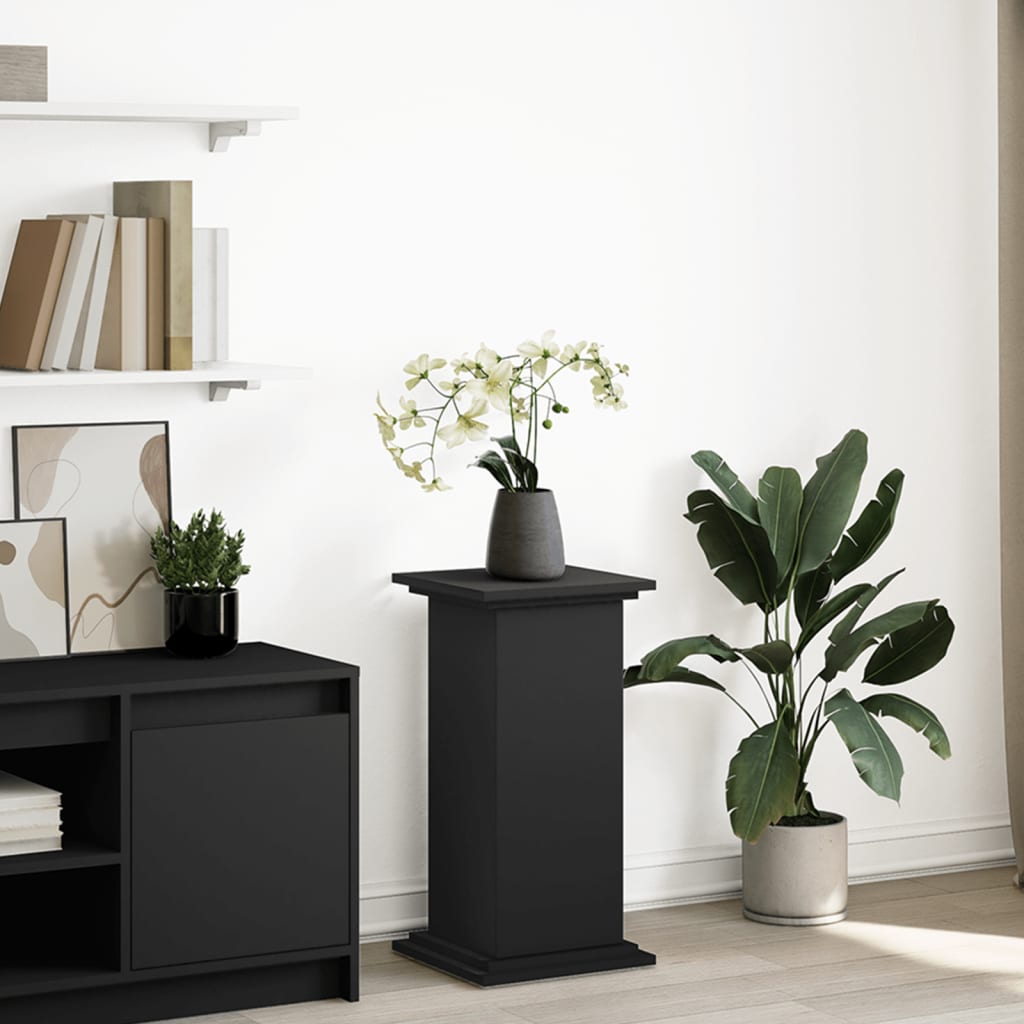 Vidaxx socle avec espace de rangement 31x30x60 cm bois fini noir