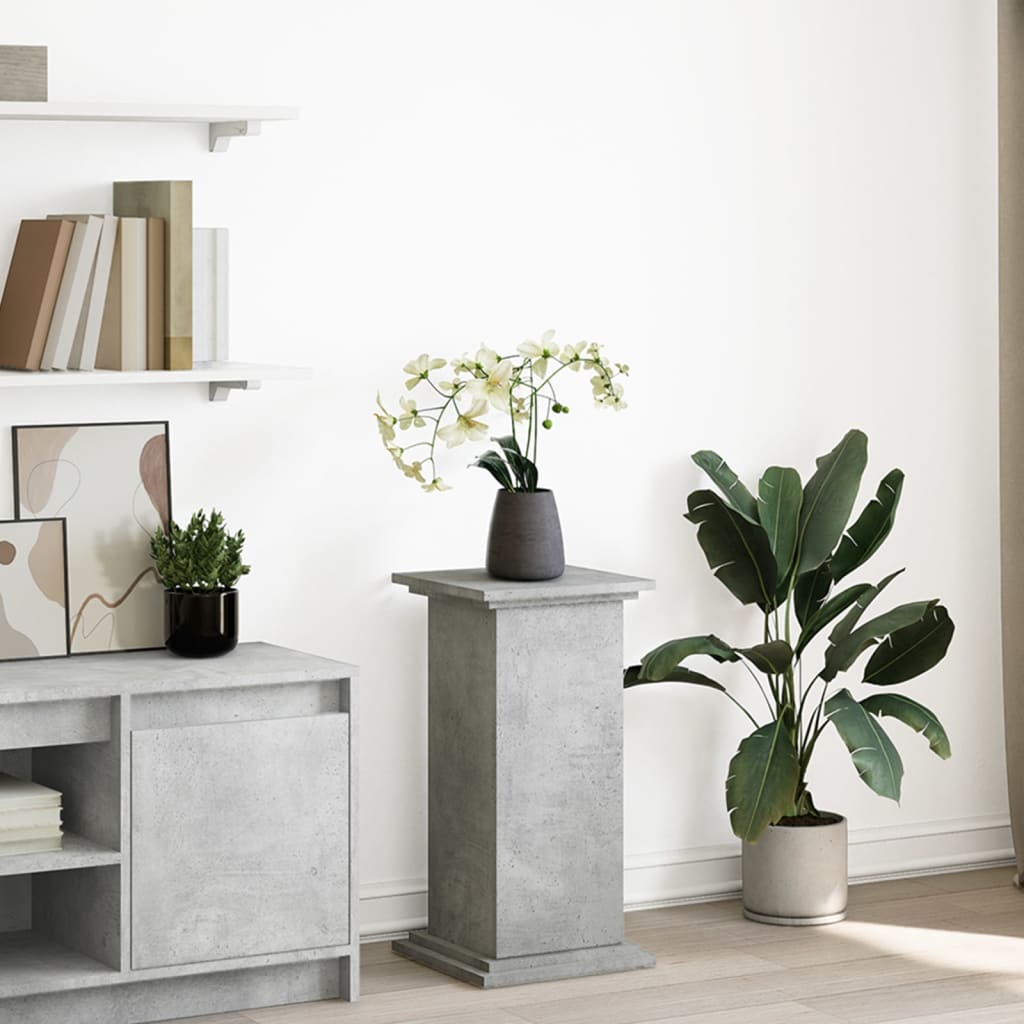 Vidaxx socle avec espace de rangement 31x30x60 cm bois d'ingénierie béton gris