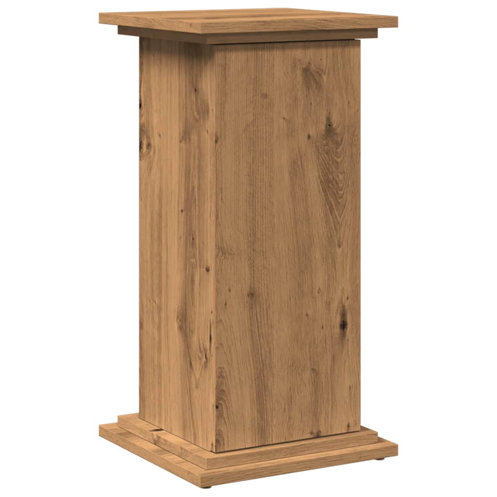 VidaXL Piédestal avec espace de rangement 31x30x60 cm bois, couleur chêne artisanal