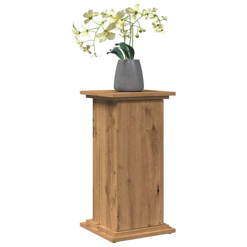 VidaXL Piédestal avec espace de rangement 31x30x60 cm bois, couleur chêne artisanal
