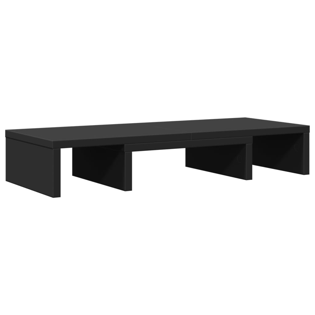 Vidaxx support pour moniteur réglable 60x24x10,5 cm bois traité noir