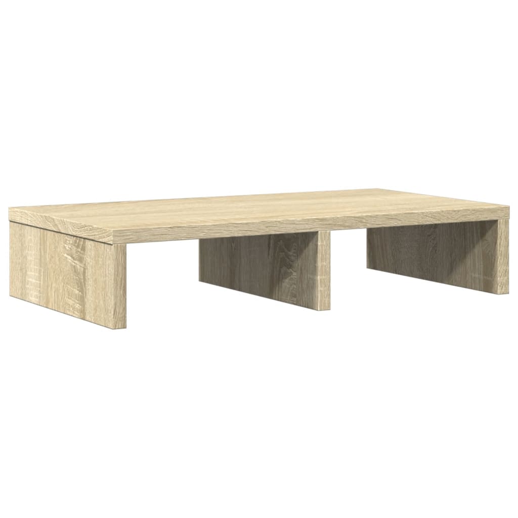 Vidaxxl support pour écran 50x27x10 cm en dérivé du bois couleur chêne sonoma