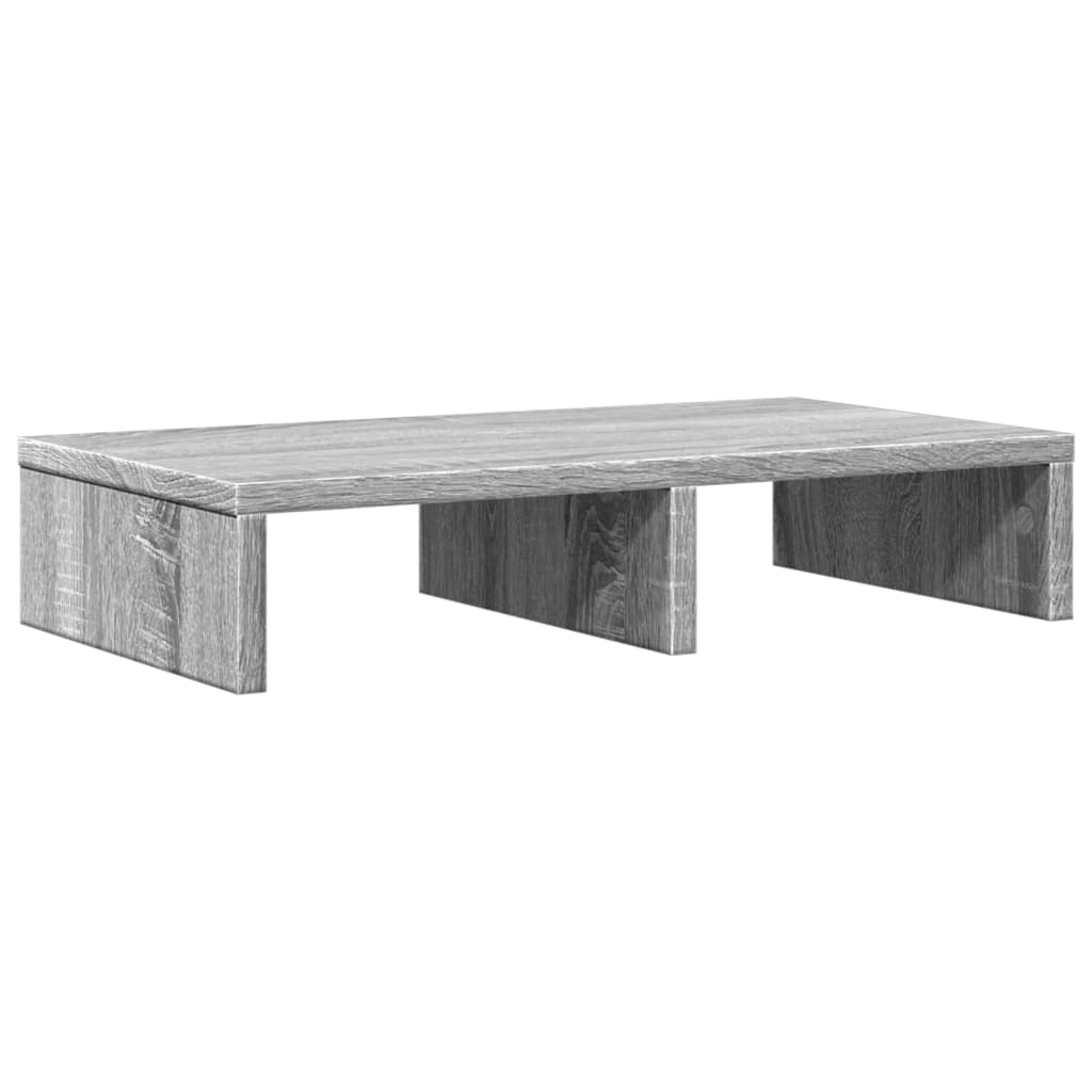 Vidaxxl support pour écran 50x27x10 cm bois d'ingénierie chêne sonoma gris
