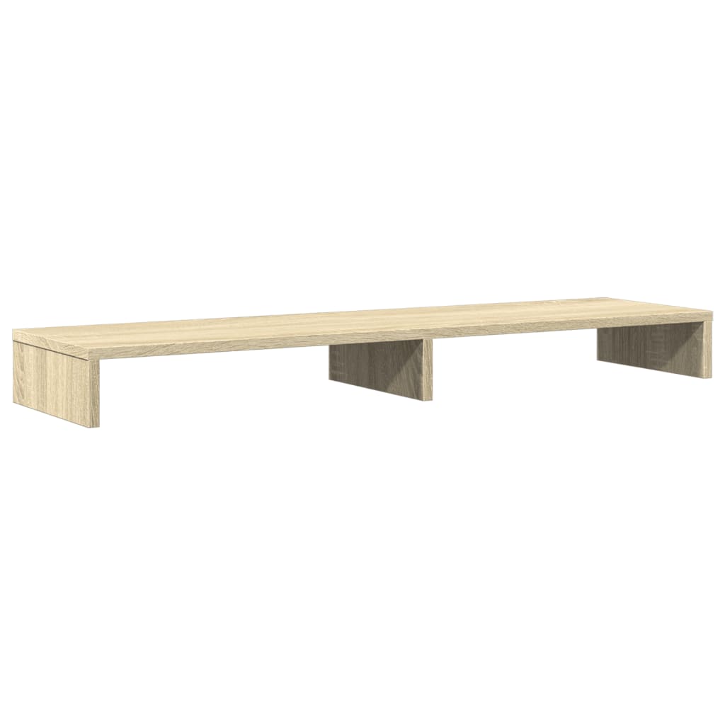 Vidaxxl support pour écran 100x27x10 cm en dérivé du bois couleur chêne sonoma