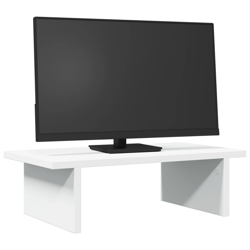 Vidaxx support pour moniteur 50x27x15 cm bois d'ingénierie blanc
