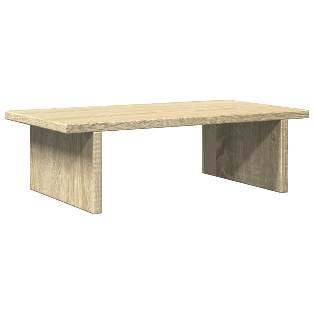Vidaxxl support pour écran 50x27x15 cm en dérivé du bois couleur chêne sonoma