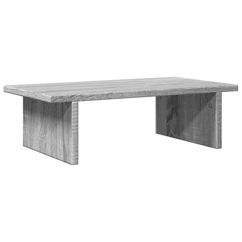 Vidaxxl support pour écran 50x27x15 cm bois d'ingénierie chêne sonoma gris
