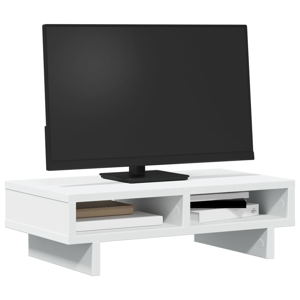 Vidaxx support pour moniteur 50x27x15 cm bois d'ingénierie blanc