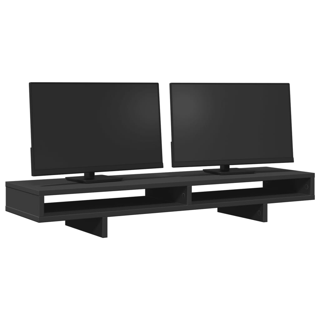 Vidaxx support pour moniteur 100x27x15 cm bois traité noir