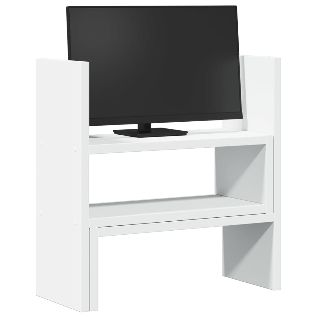 Vidaxx organisateur de bureau 40x17x41 cm bois d'ingénierie blanc