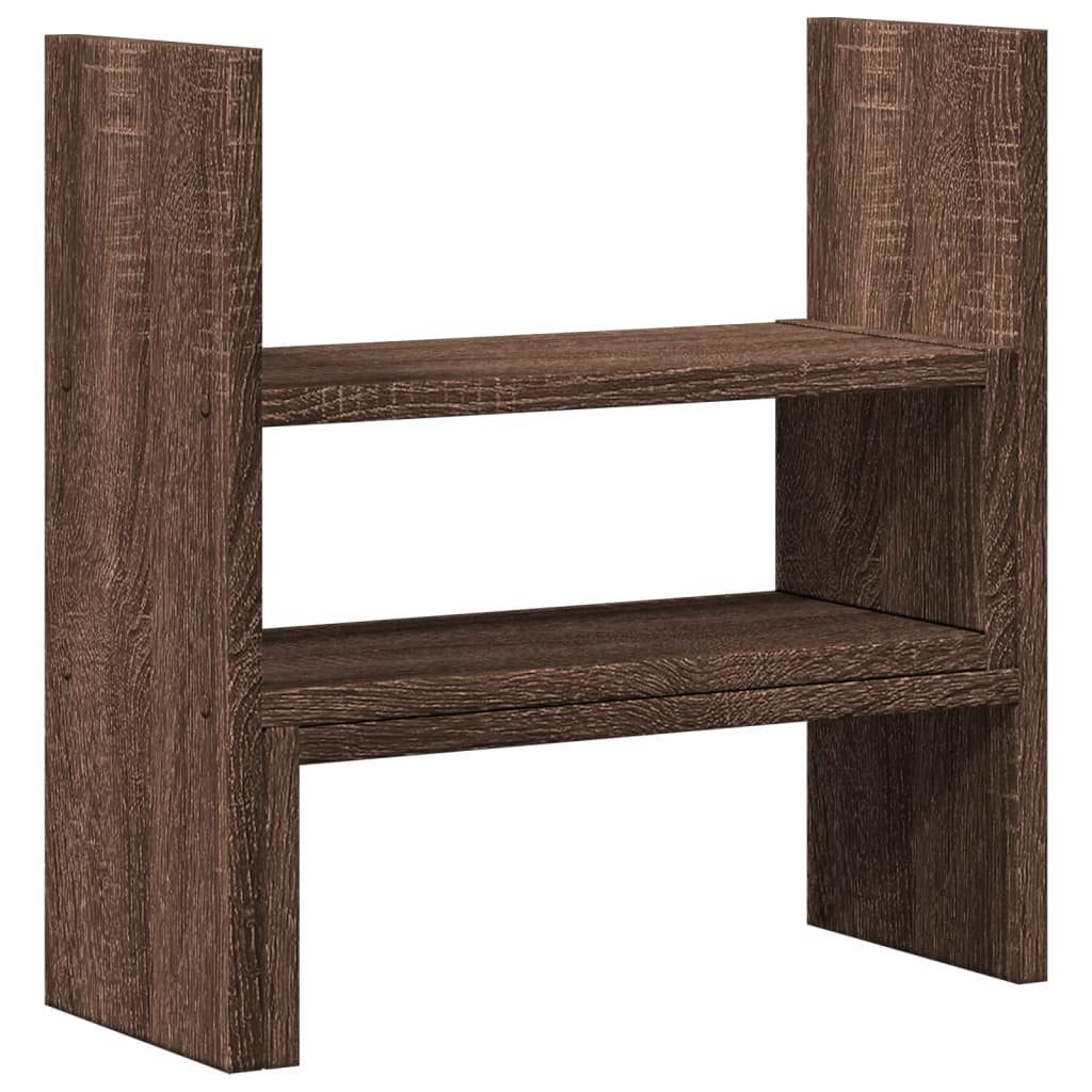 Vidaxx organisateur de bureau 40x17x41 cm bois fini chêne brun