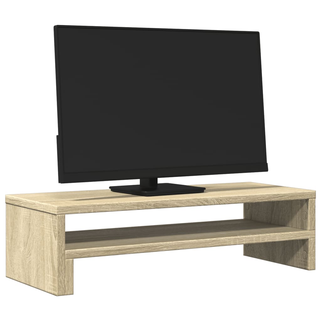 Vidaxxl support pour écran 54x22x15 cm en dérivé du bois couleur chêne sonoma