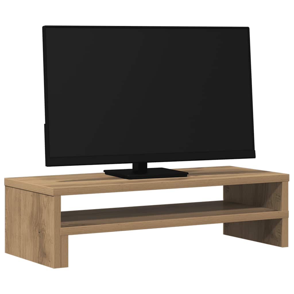 VidaXL Support pour moniteur 54x22x15 cm bois travaillé, couleur chêne artisanal