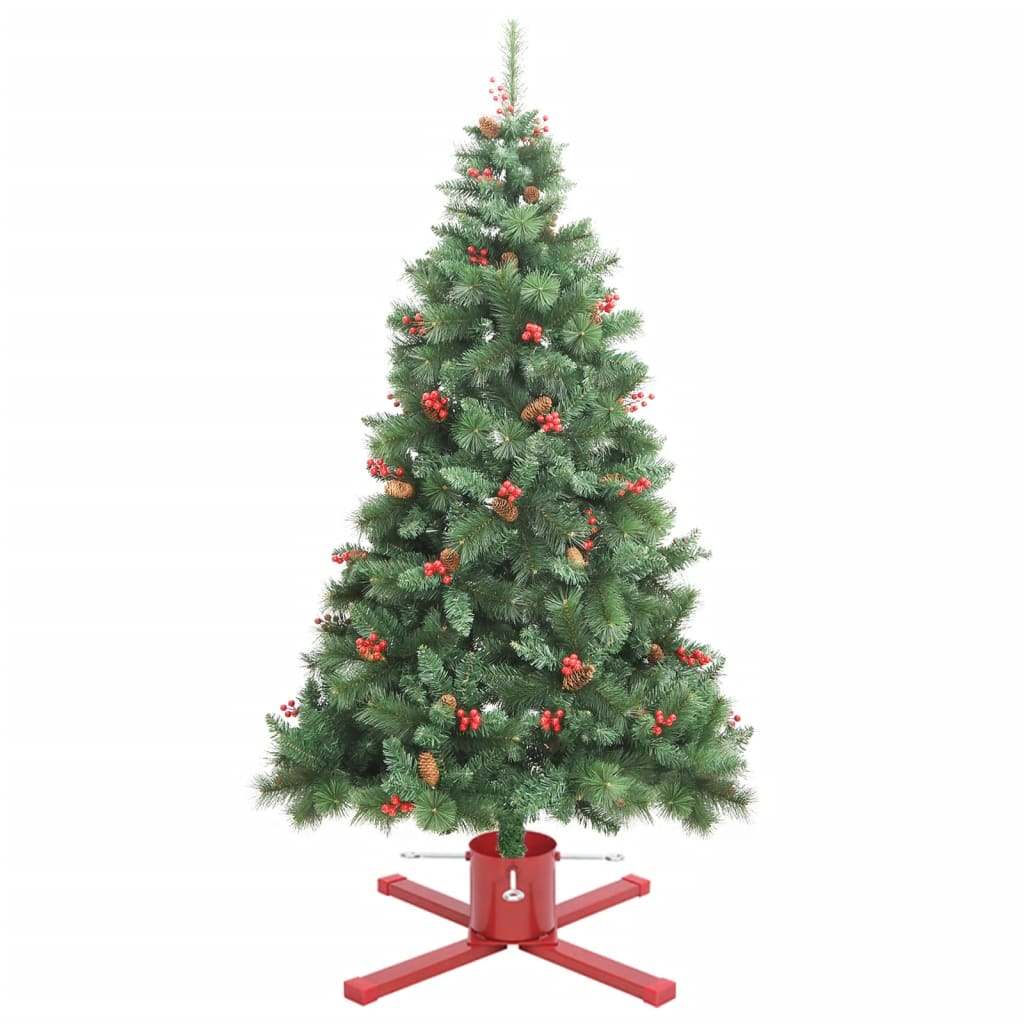 Vidaxx support pour sapin de Noël 61x61x15,5 cm rouge
