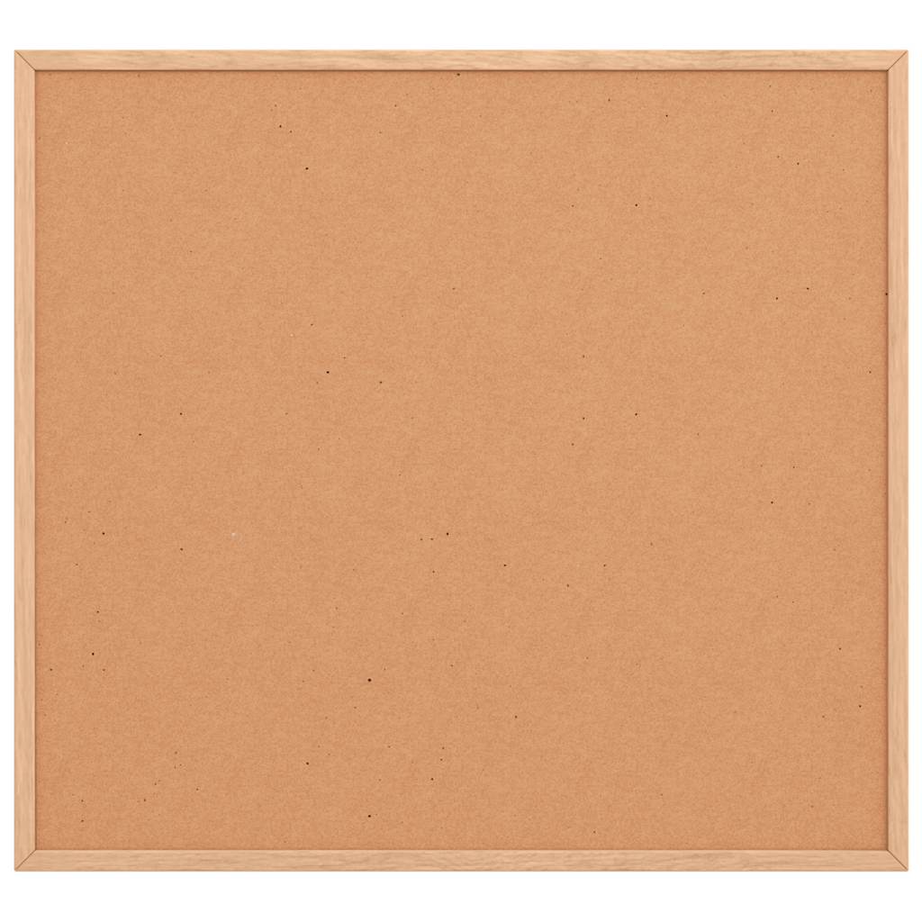 Vidaxl kurkbord met massief grenenhouten frame 60x55 cm