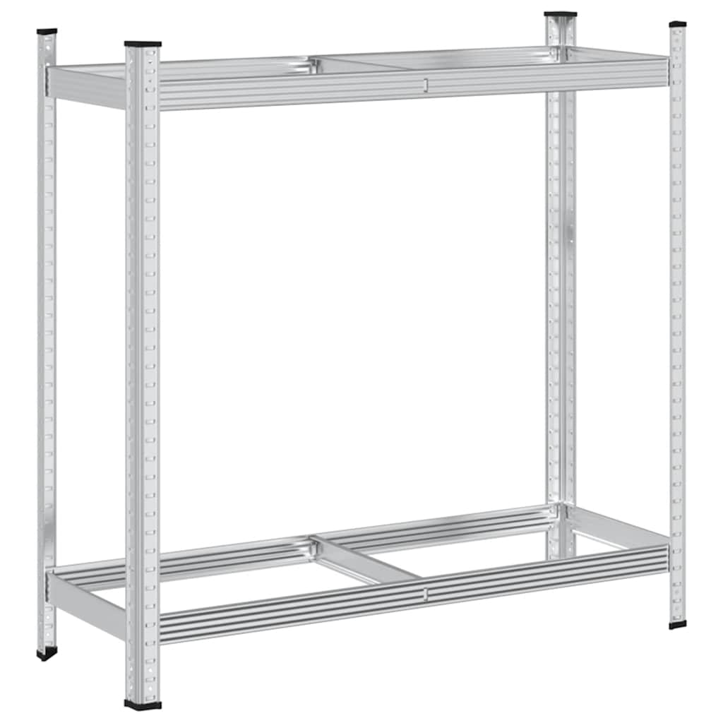 Vidaxx porte-pneus 2 couches 110x40x109 cm acier couleur argent
