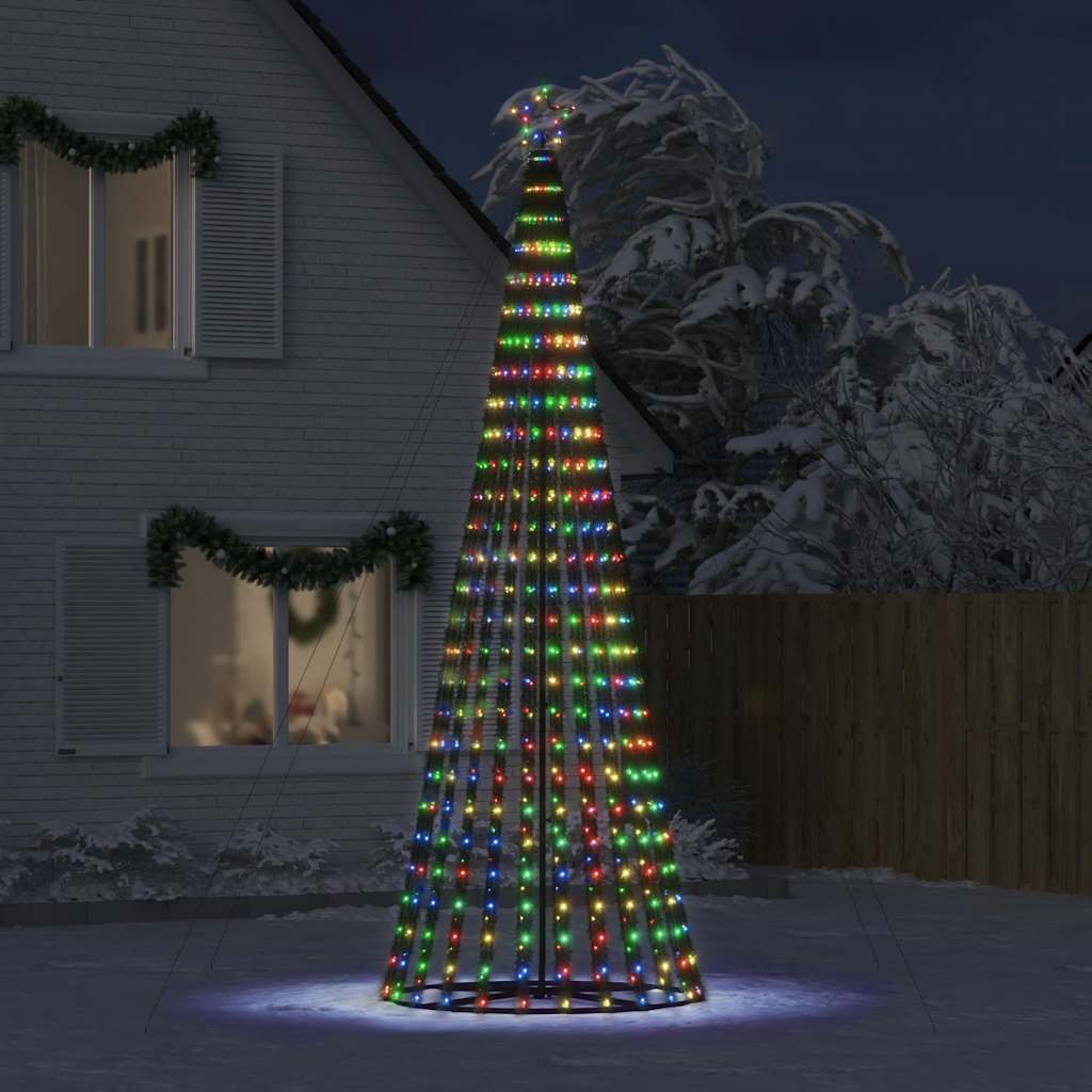 Vidaxxl Sapin de Noël LED 1028 LED colorées 403 cm