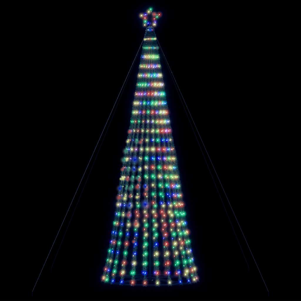 Vidaxxl Sapin de Noël LED 1028 LED colorées 403 cm
