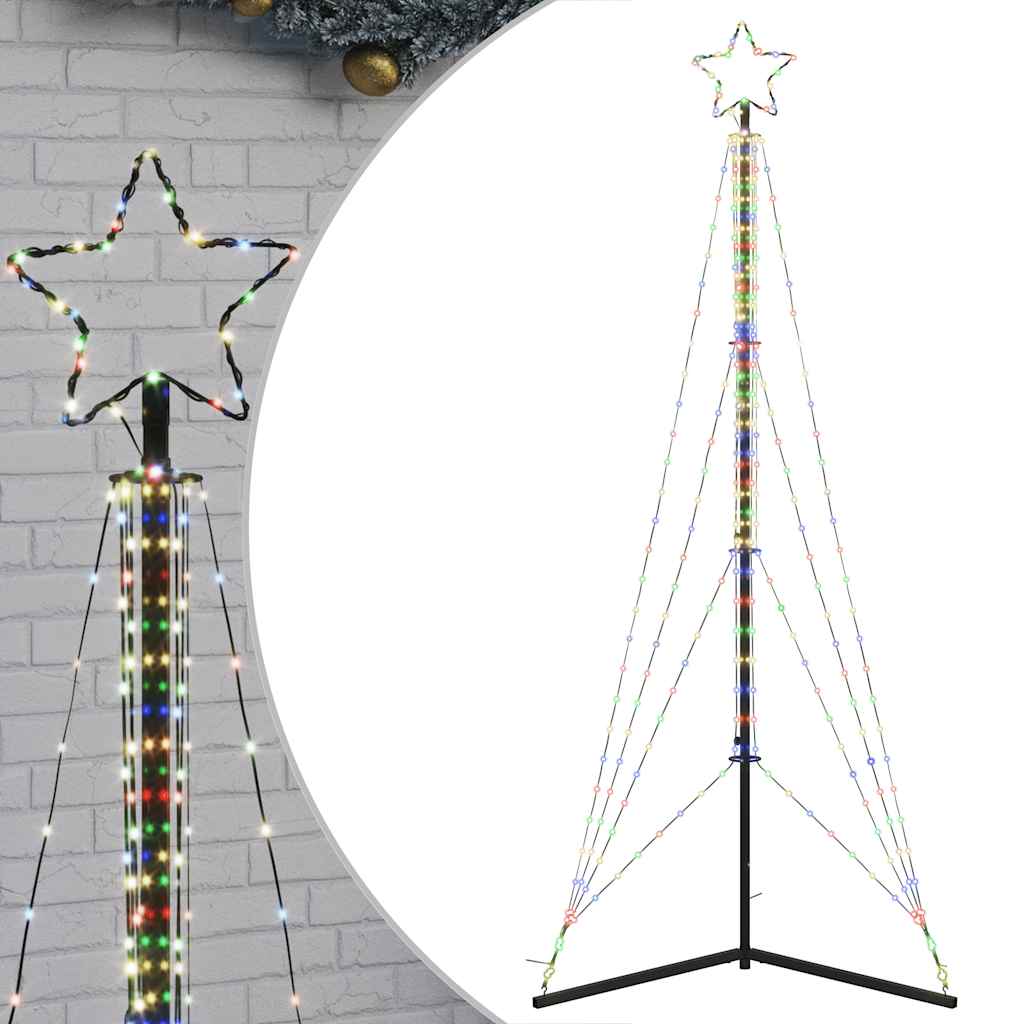 Vidaxxl Sapin de Noël LED 483 LED colorées 240 cm
