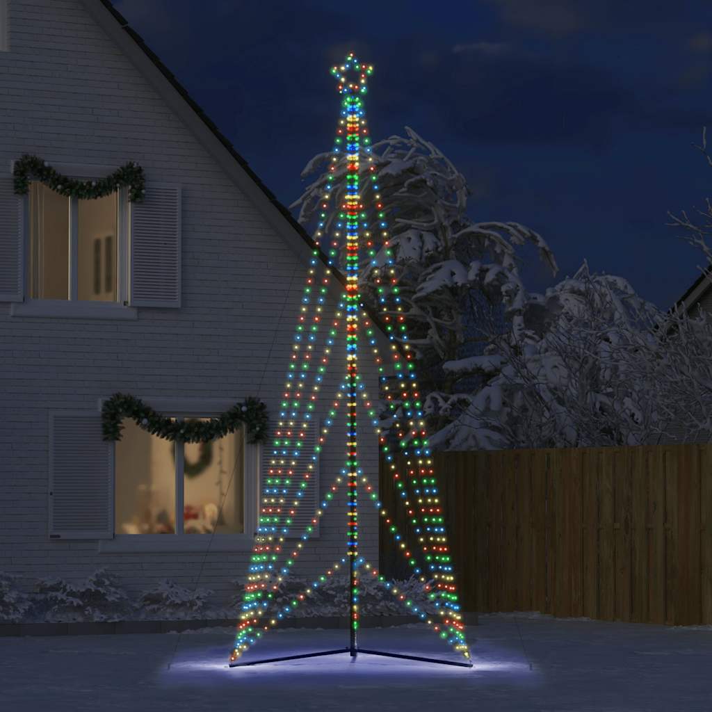 Vidaxxl Sapin de Noël LED 861 LED colorées 478 cm